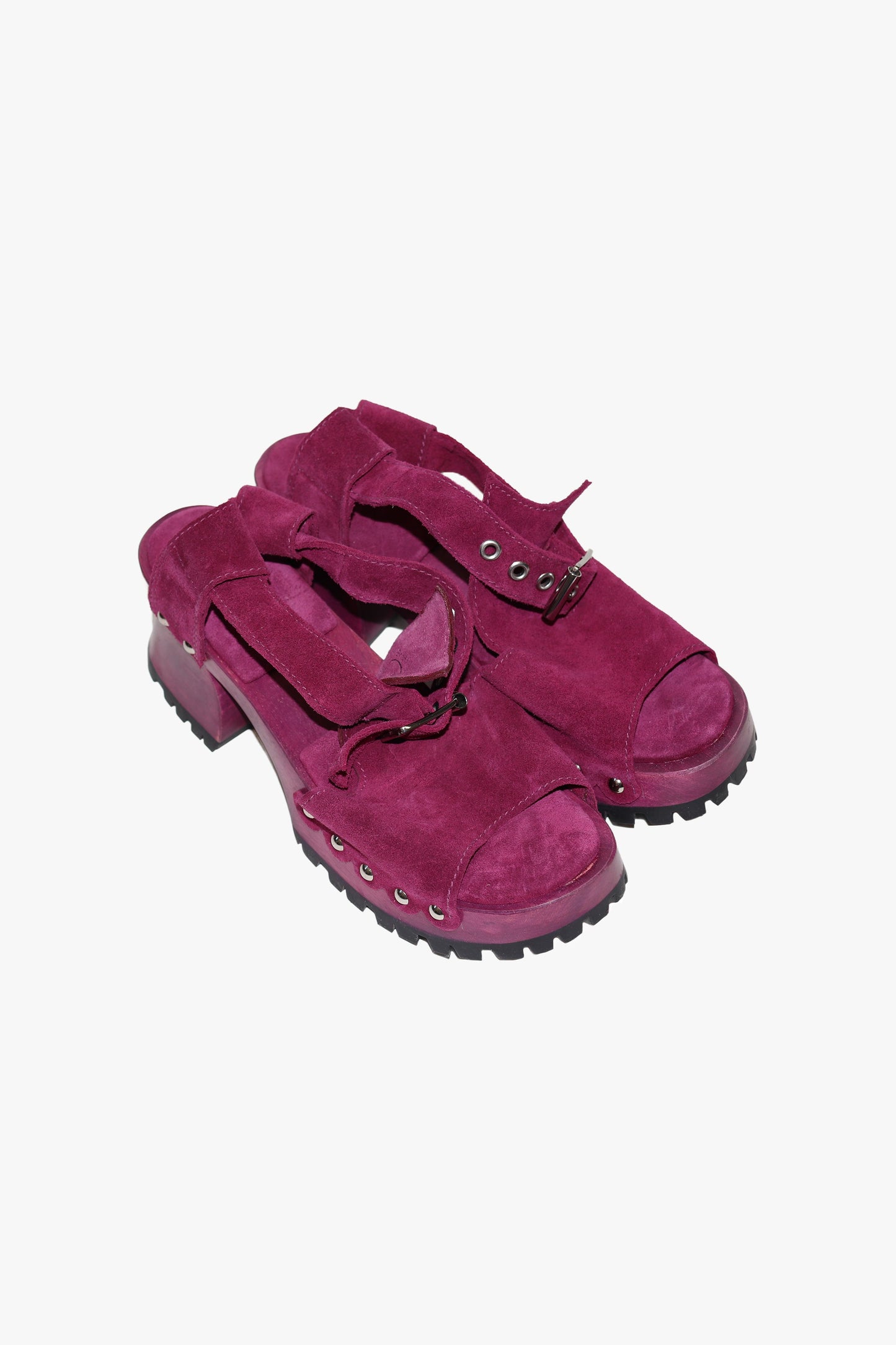 Anna Sui John Fluevog x Anna Sui Clog Sandals - Purple (Sample)