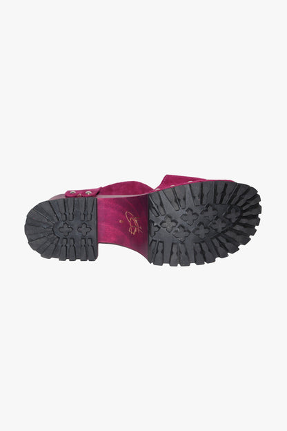 Anna Sui John Fluevog x Anna Sui Clog Sandals - Purple (Sample)