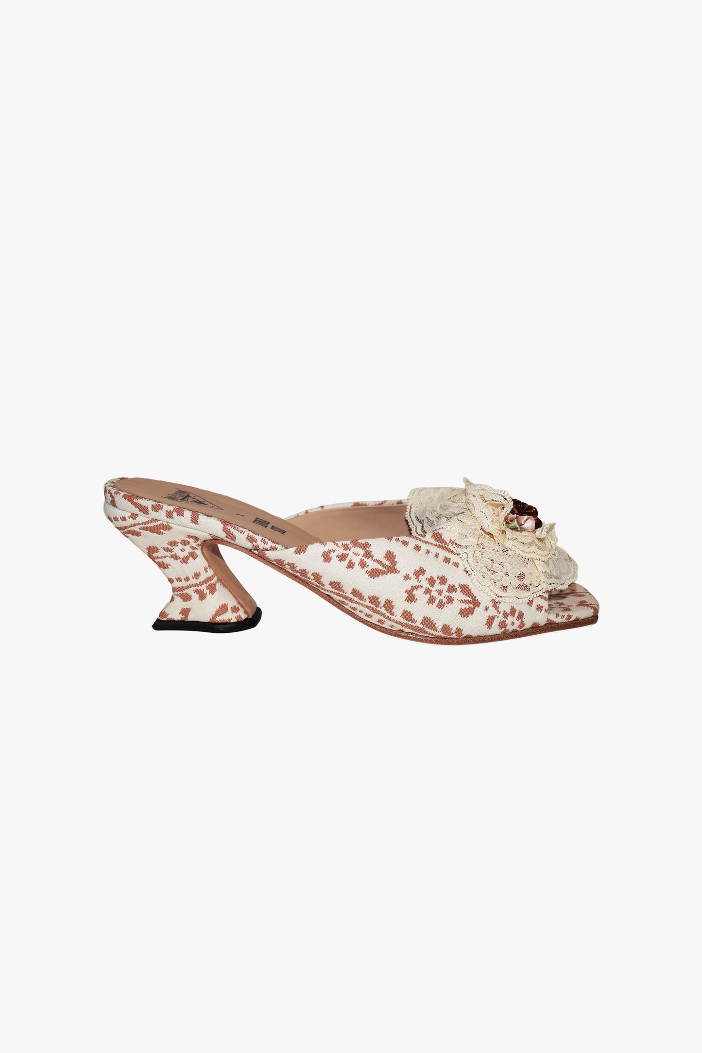 Anna Sui John Fluevog x Anna Sui Brocade Mule Sienna (Sample)