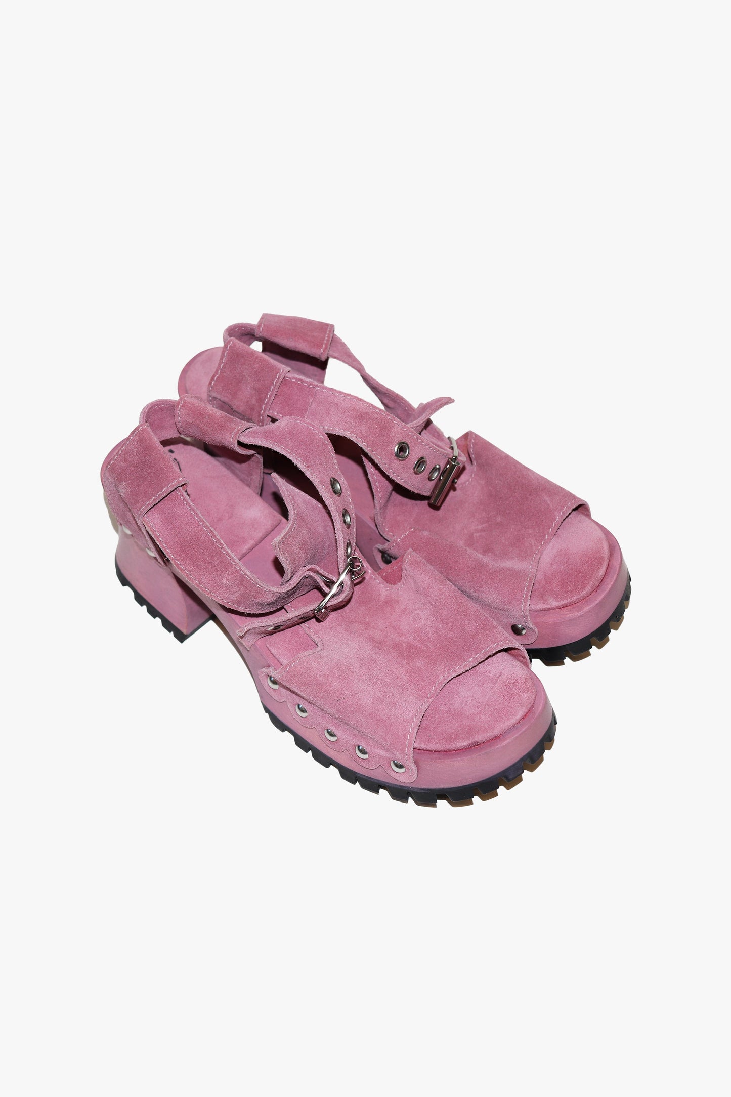 Anna Sui John Fluevog x Anna Sui Clog Sandals - Mauve (Sample)