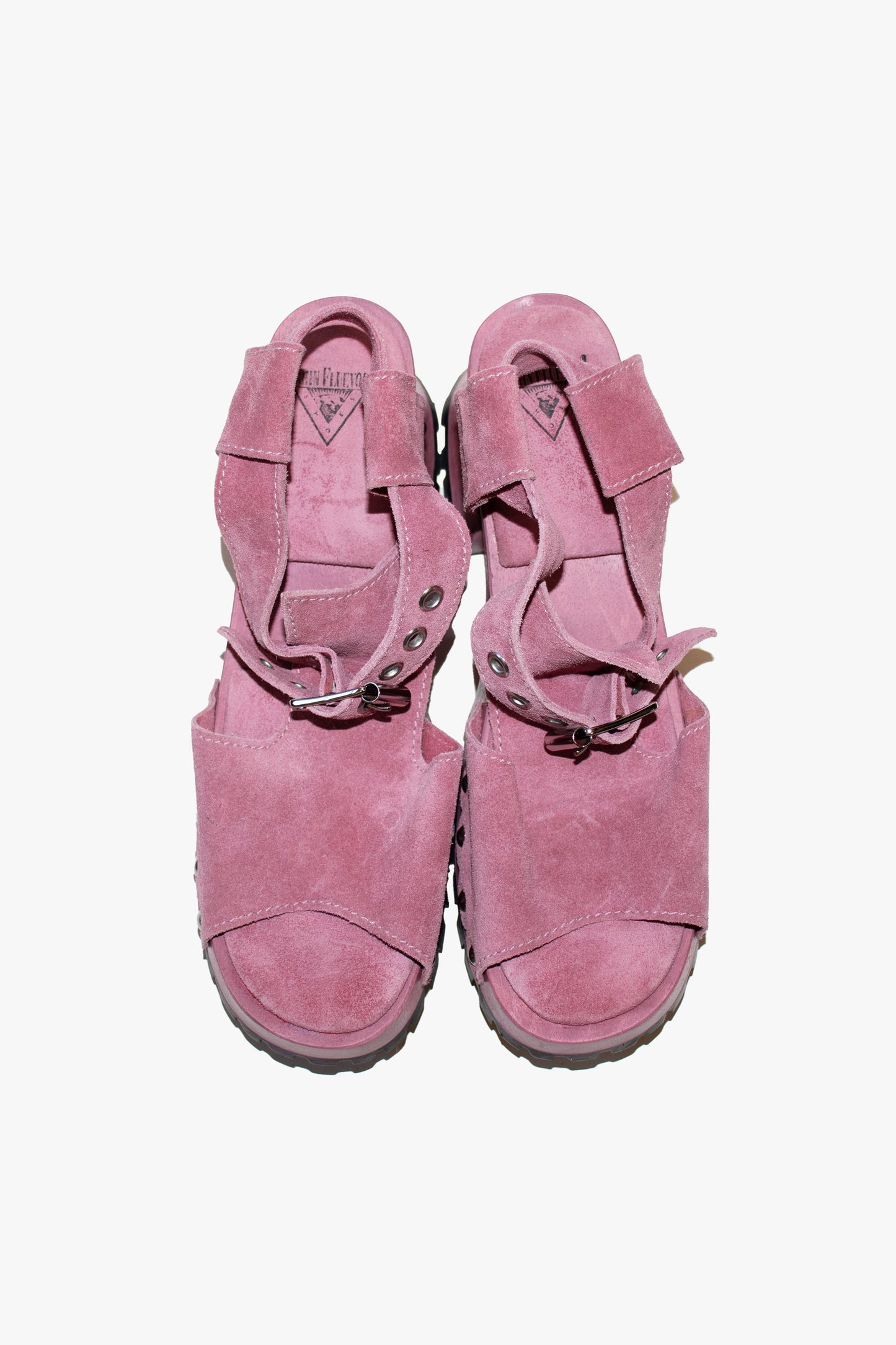 Anna Sui John Fluevog x Anna Sui Clog Sandals - Mauve (Sample)