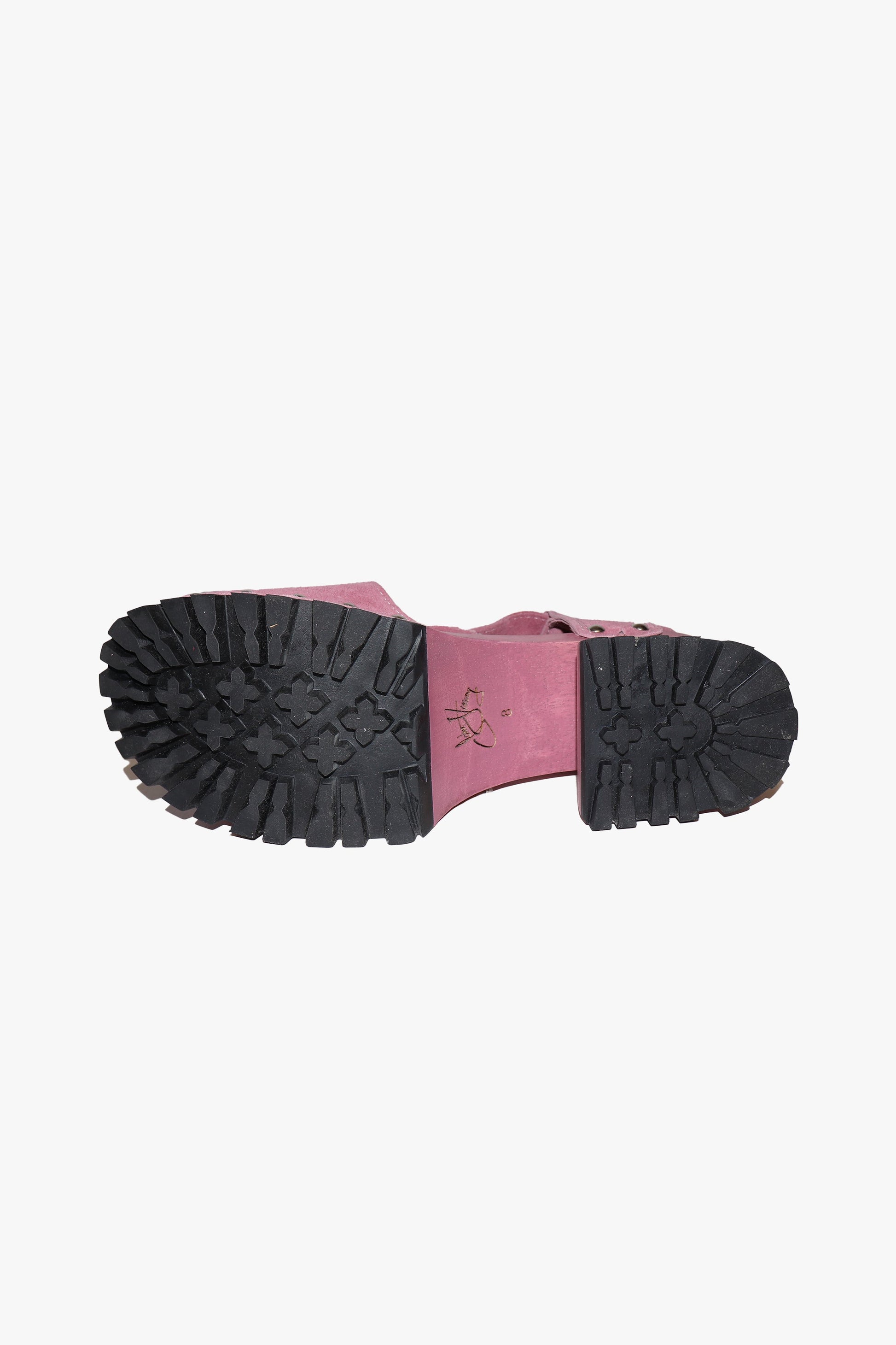 Anna Sui John Fluevog x Anna Sui Clog Sandals - Mauve (Sample)