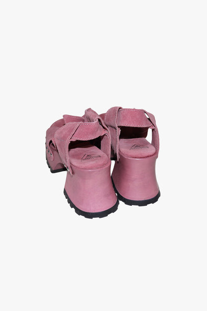 Anna Sui John Fluevog x Anna Sui Clog Sandals - Mauve (Sample)
