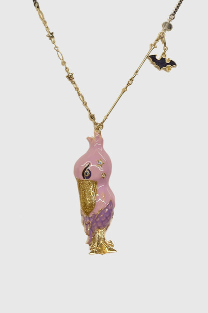 Anna Sui Long Pelican Necklace