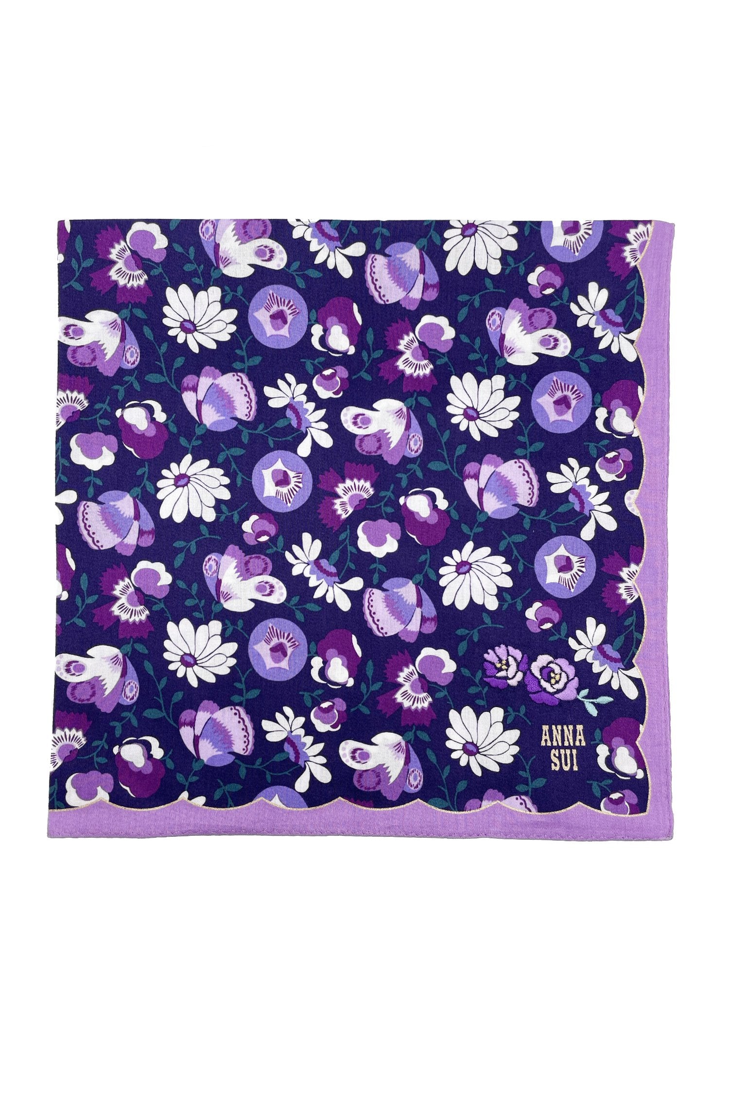 Anna Sui Rose Bouquet Handkerchief