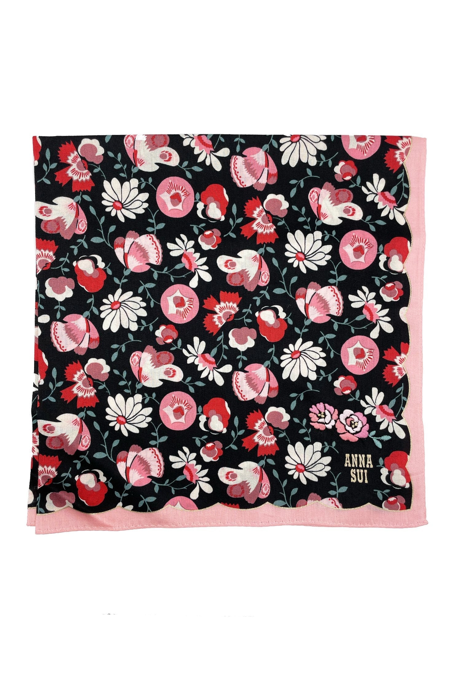 Anna Sui Rose Bouquet Handkerchief