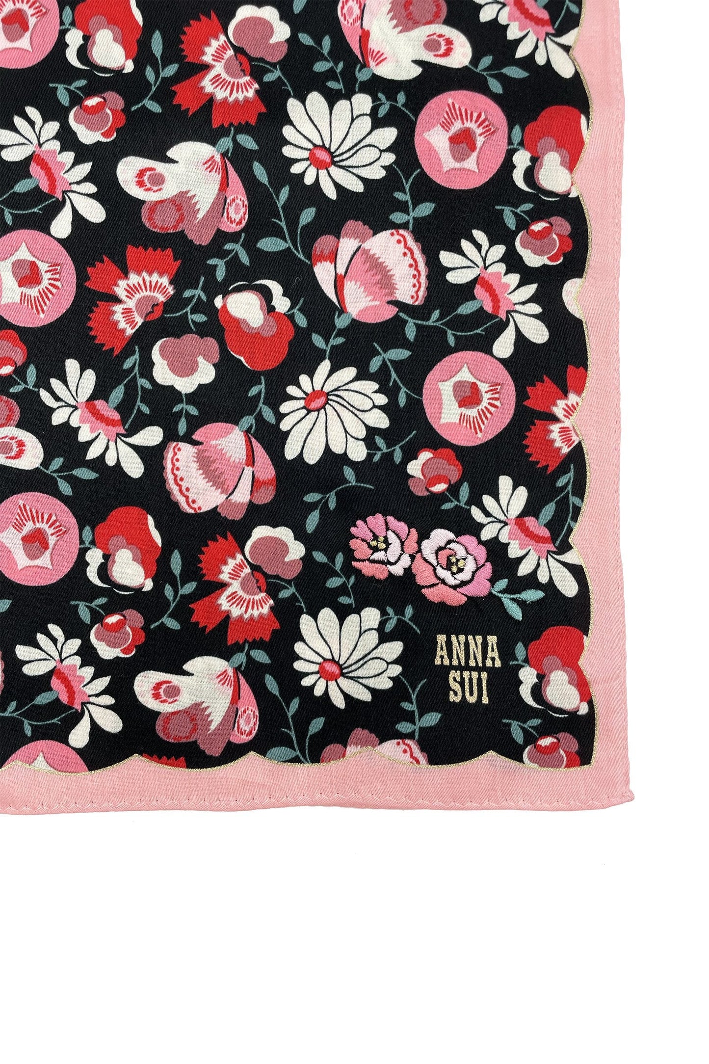Anna Sui Rose Bouquet Handkerchief