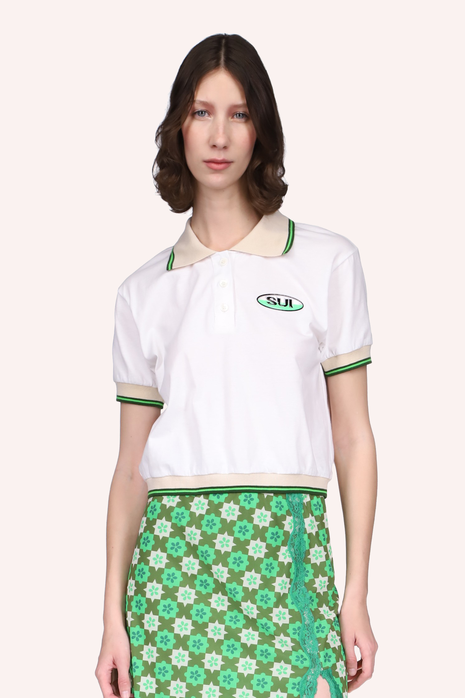 Anna Sui Deco Polo Tee