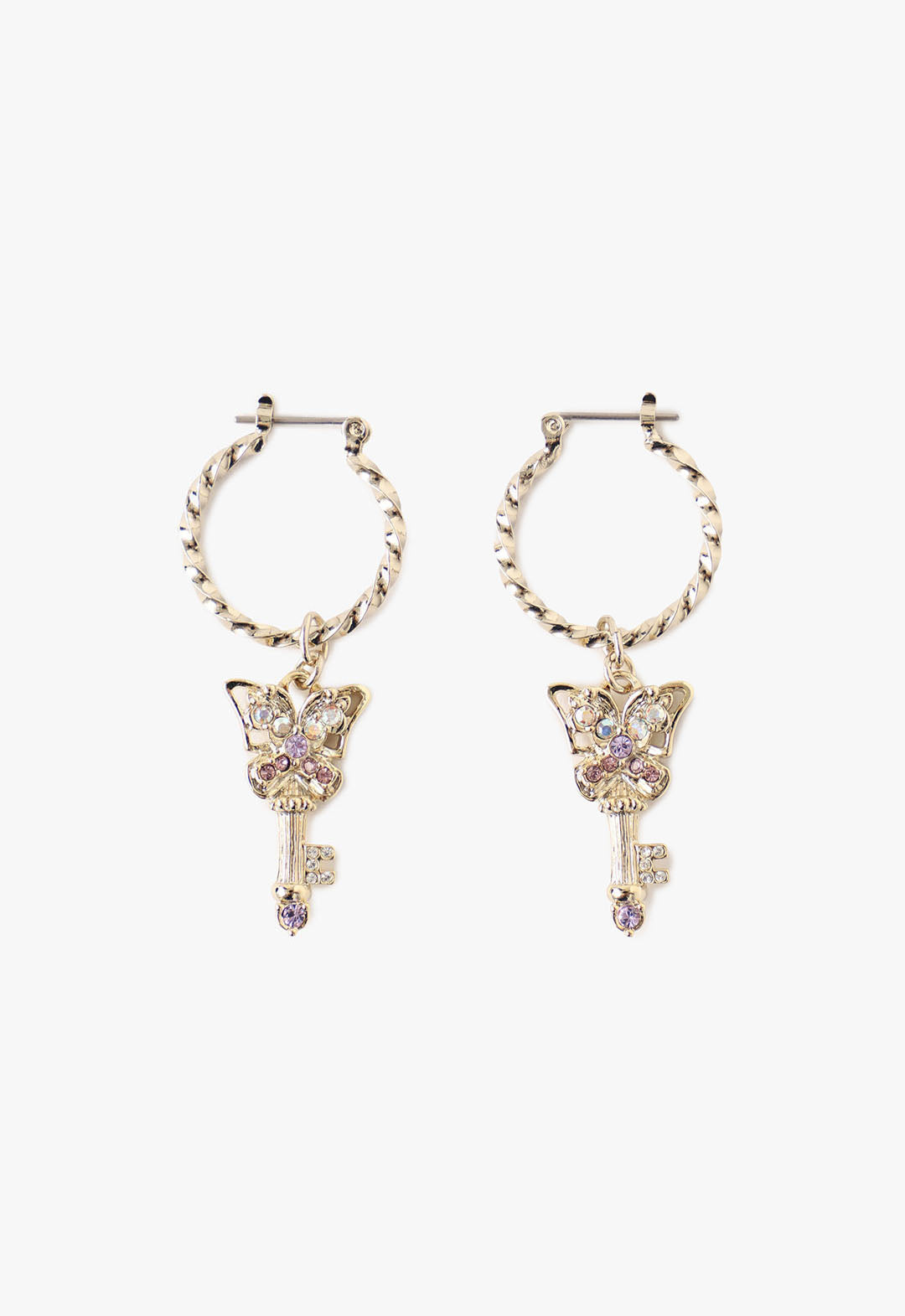 Anna Sui Butterfly Key Earrings
