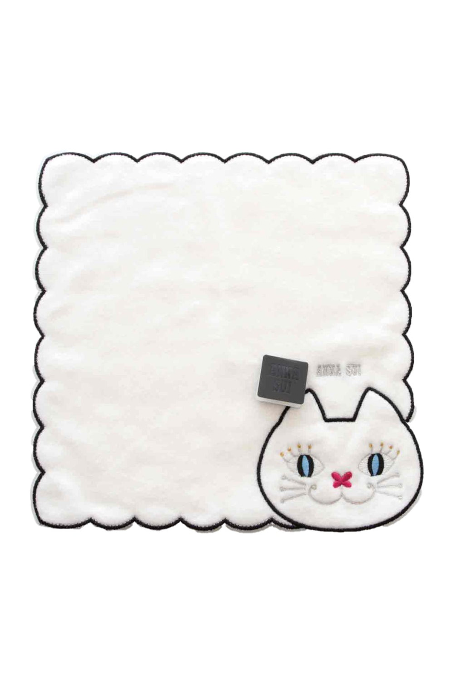 Anna Sui Cat Embroidery Washcloth
