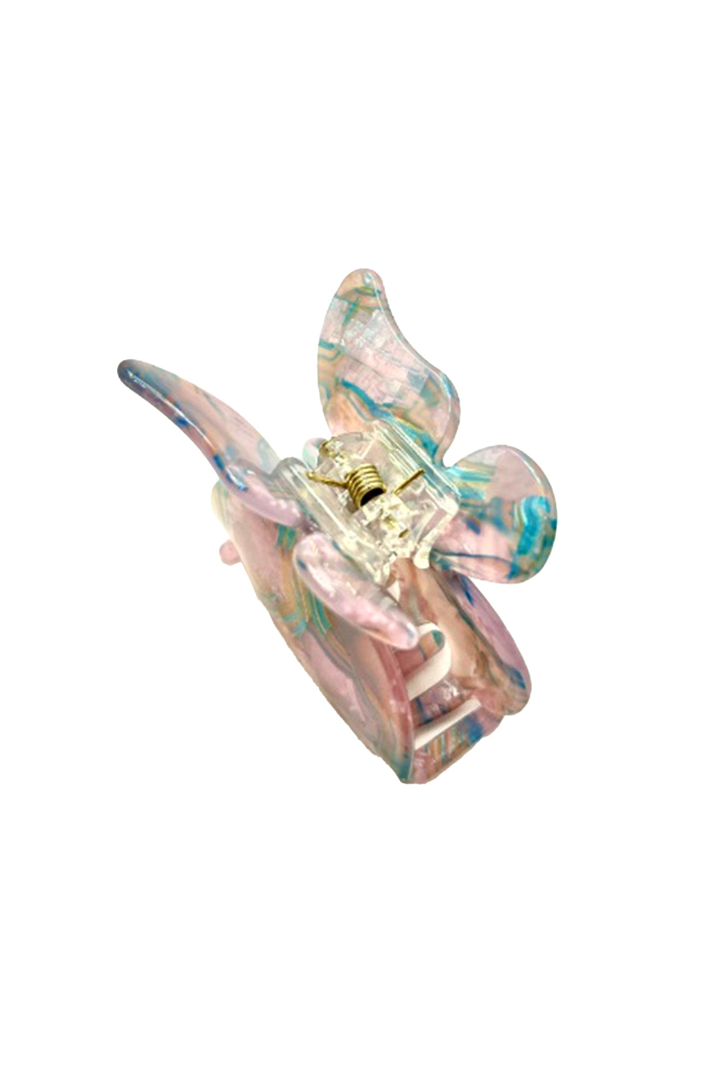 Anna Sui Medium Gemstone Butterfly Jaw Clip - Lilac