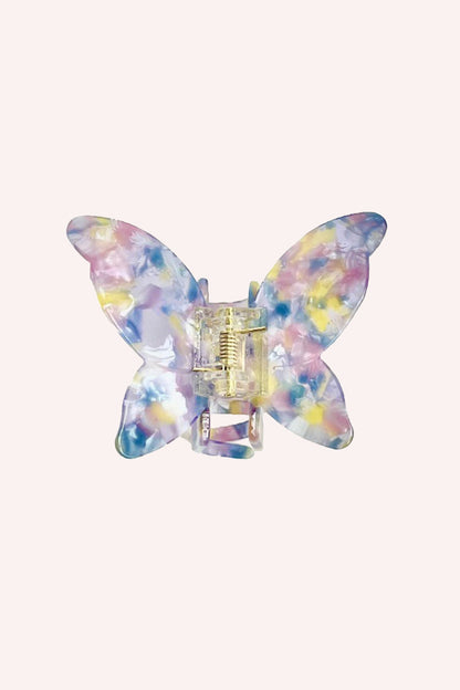 Anna Sui Large Gemstone Butterfly Jaw Clip - Rainbow
