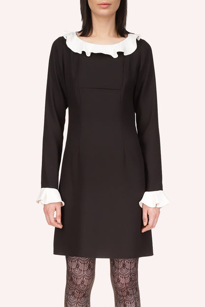Anna Sui Combo Crepe Dress
