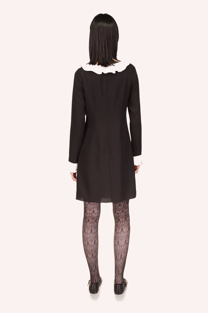 Anna Sui Combo Crepe Dress