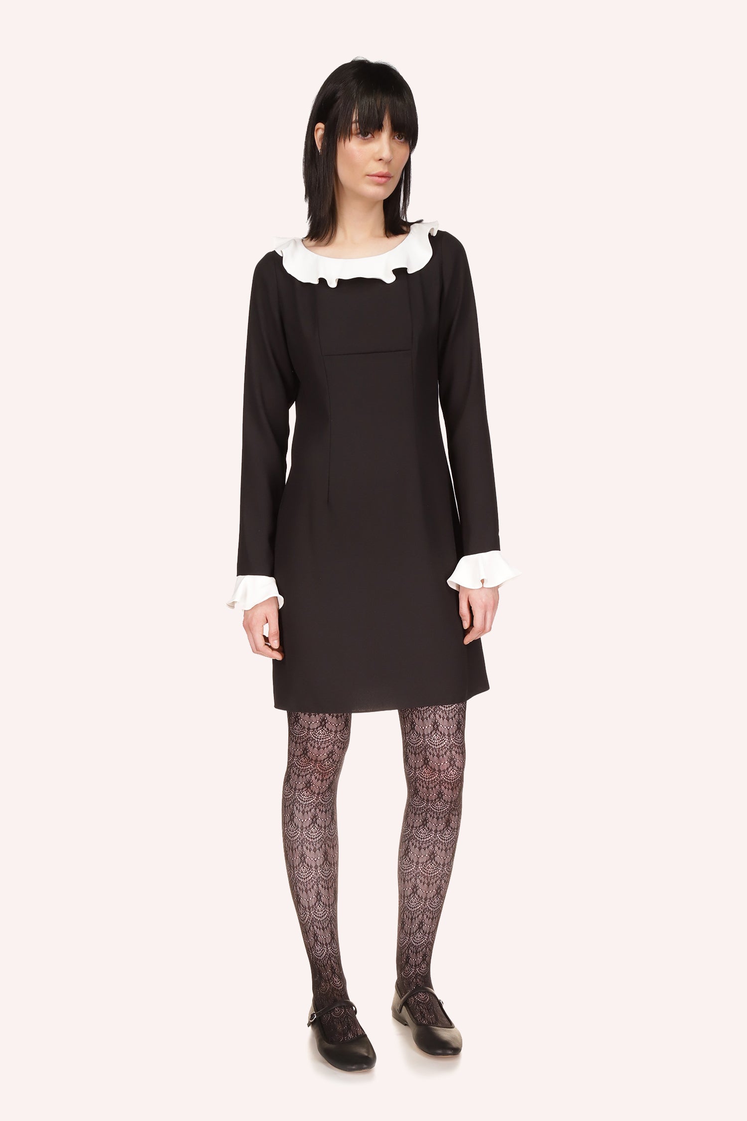 Anna Sui Combo Crepe Dress