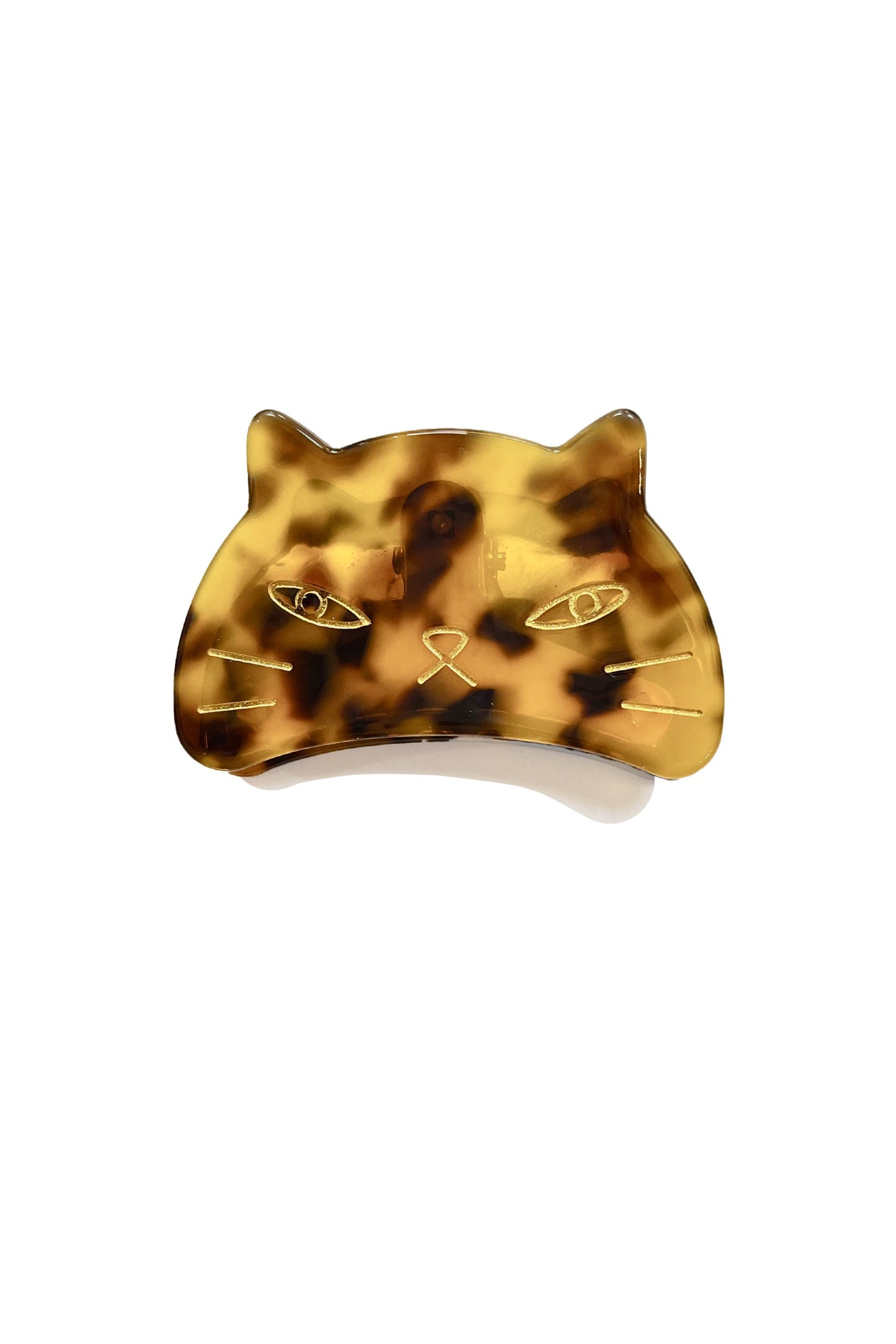 Anna Sui Etched Large Cat Jaw Clip Tokyo
