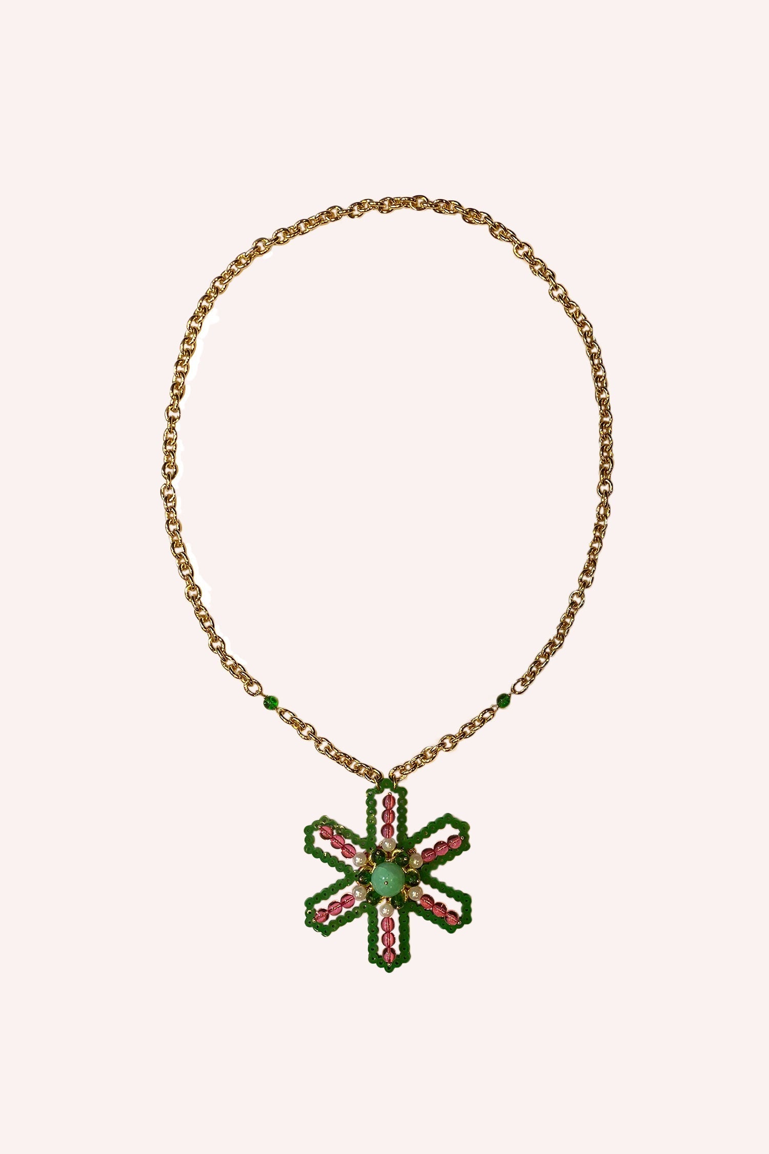 Anna Sui Burst Pendant Necklace