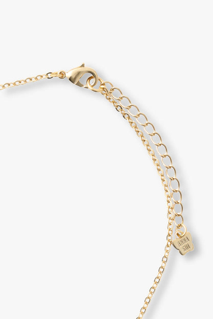Anna Sui Lucky Horseshoe Charm Necklace - Gold