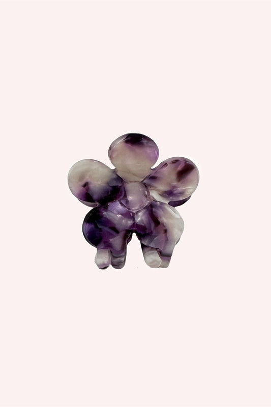 Anna Sui Petite Forget Me Not Flower Clip Amethyst