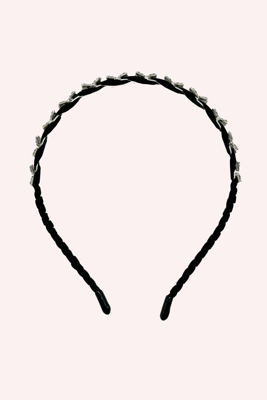 Anna Sui Baby Bows Headband Black