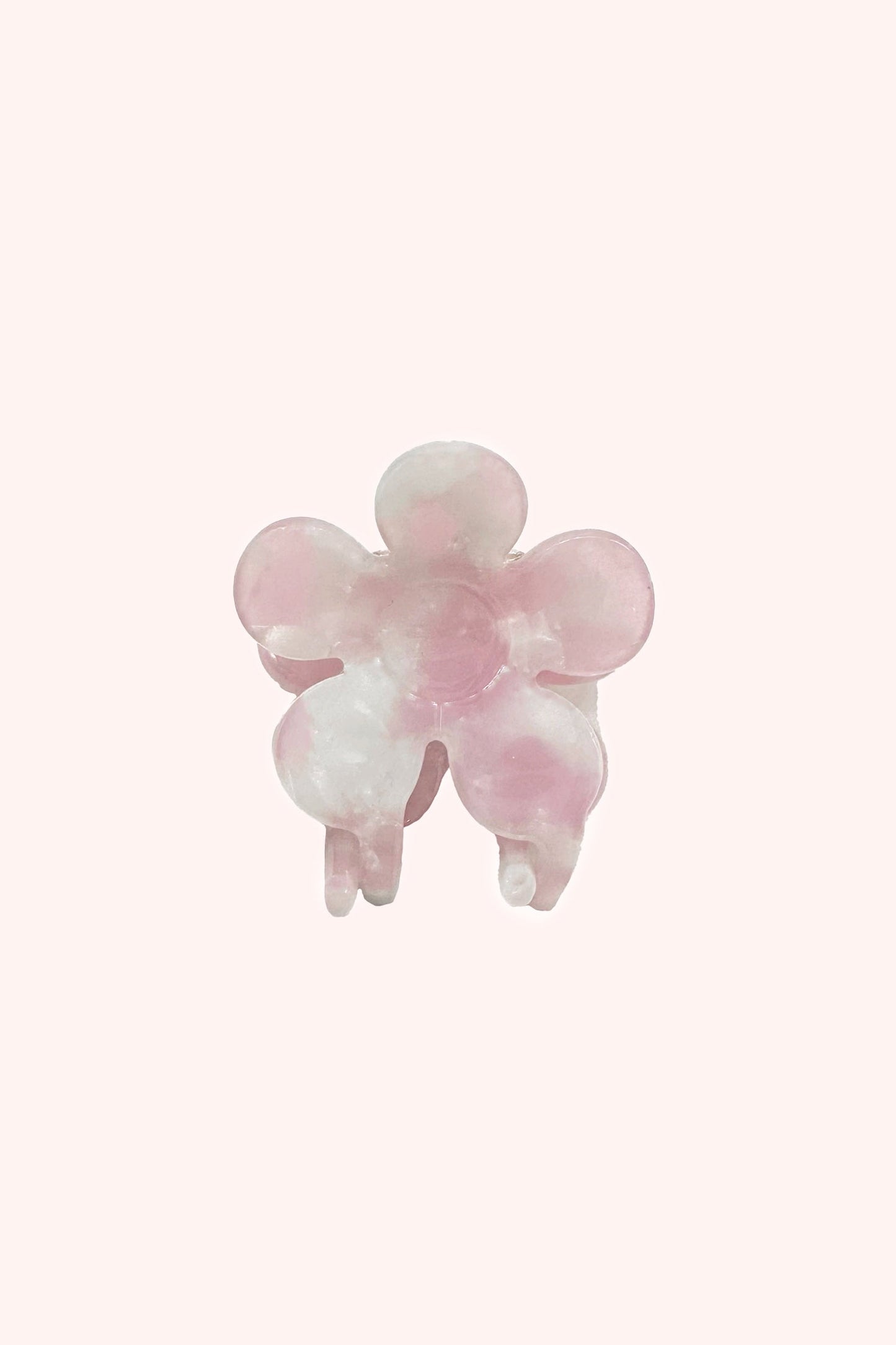Anna Sui Petite Forget Me Not Flower Clip Rose Quartz