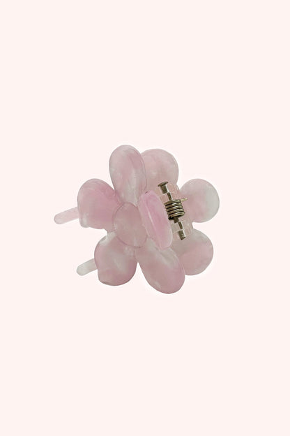 Anna Sui Petite Forget Me Not Flower Clip Rose Quartz