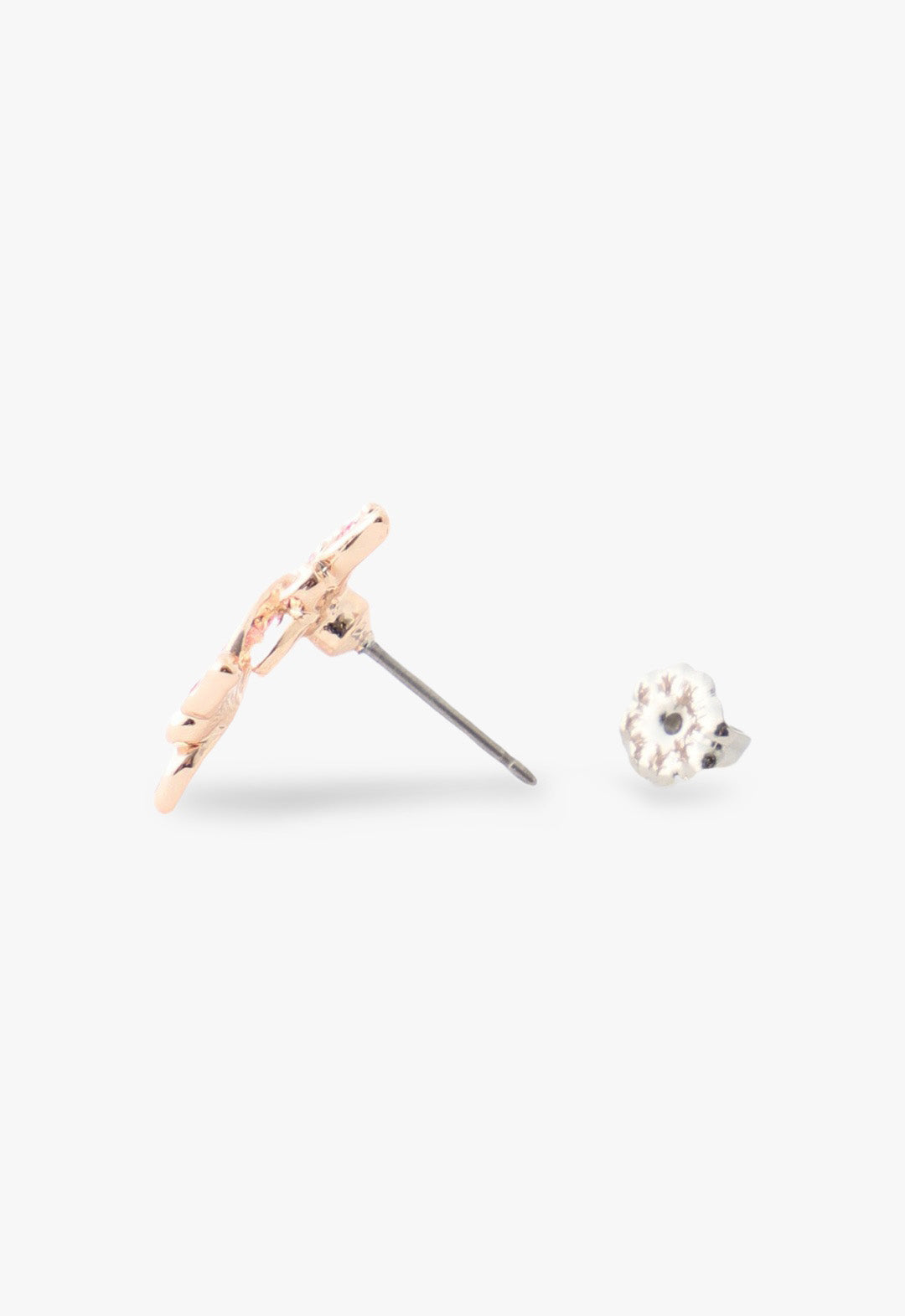 Anna Sui Bejeweled Butterfly Stud Earrings - Pink
