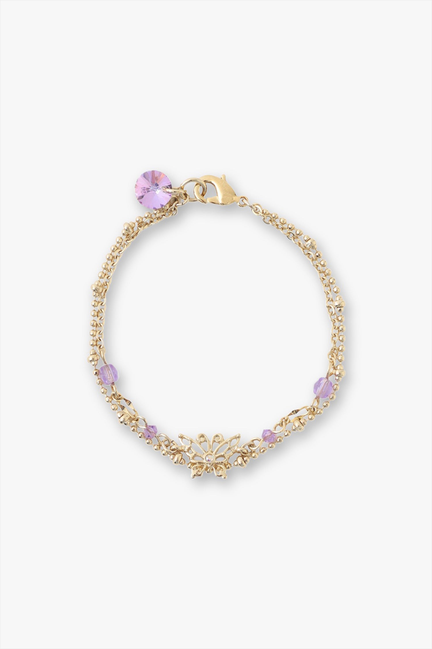 Anna Sui Aquamarine Butterfly Bracelet