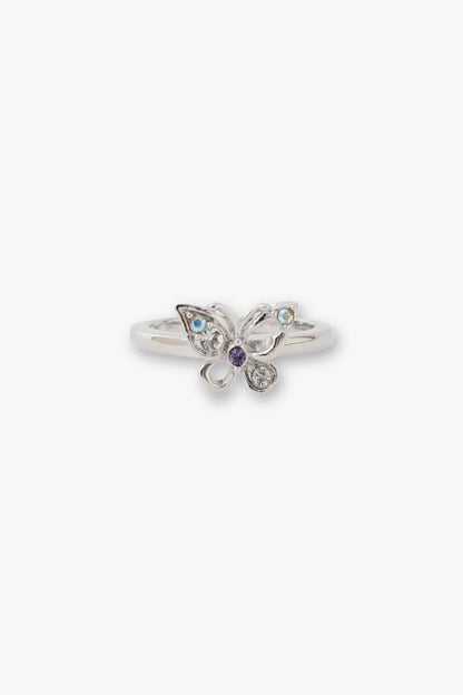 Anna Sui Butterfly Ring Stack Set