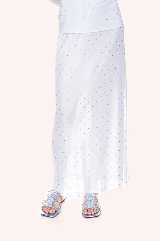 Anna Sui Rhinestone Mesh Skirt