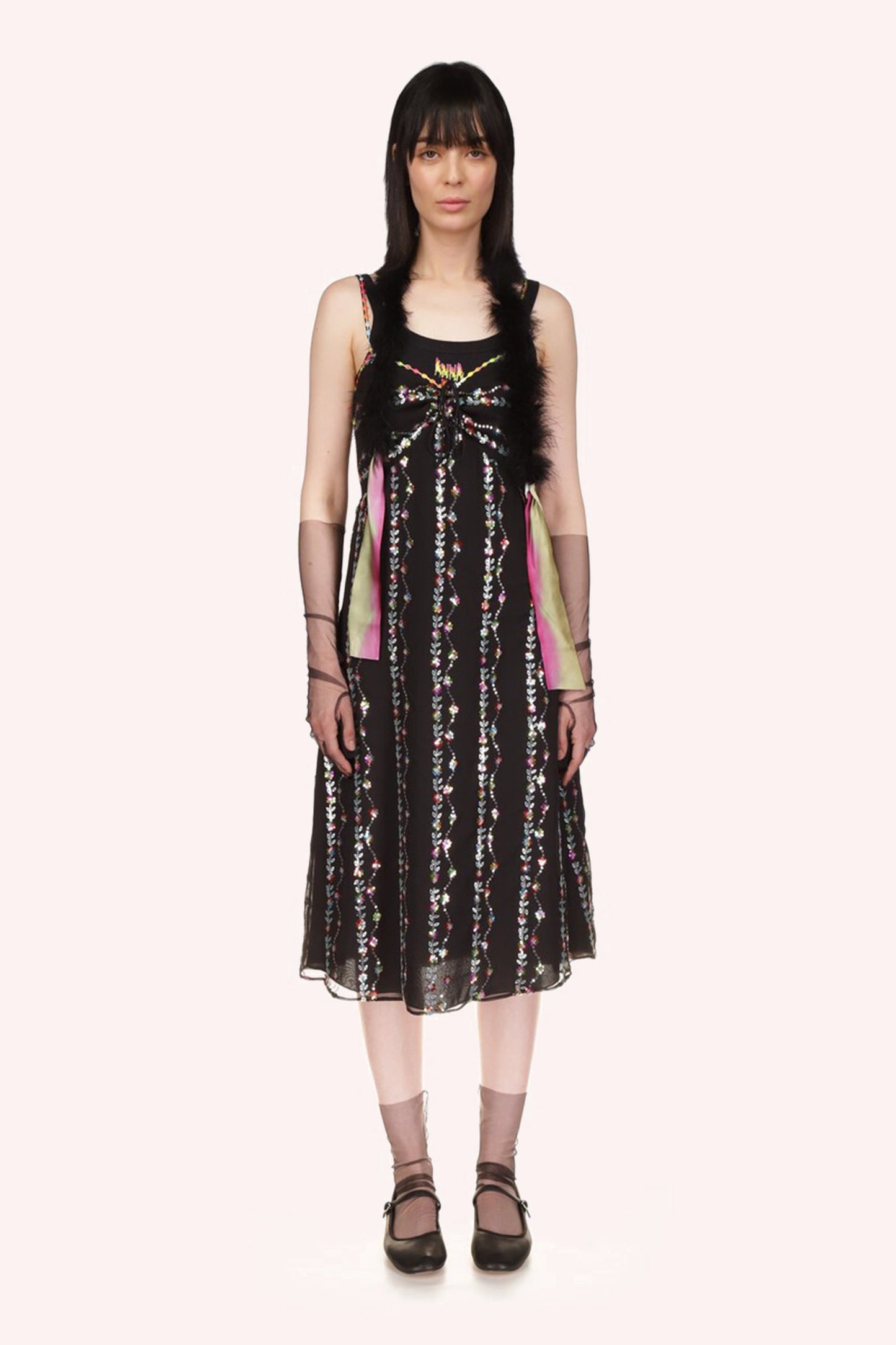 Anna Sui Floral Fantasy Dress