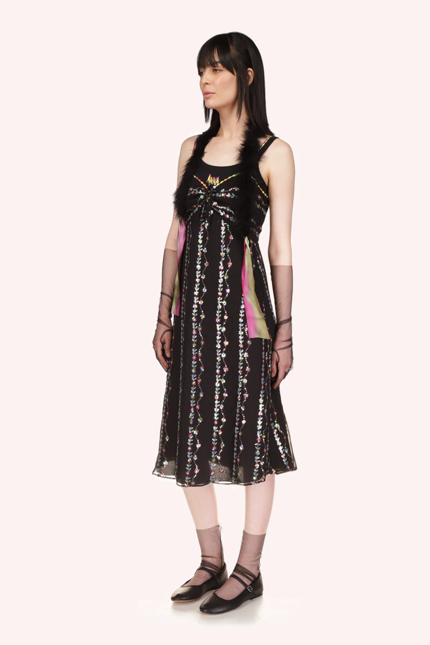 Anna Sui Floral Fantasy Dress