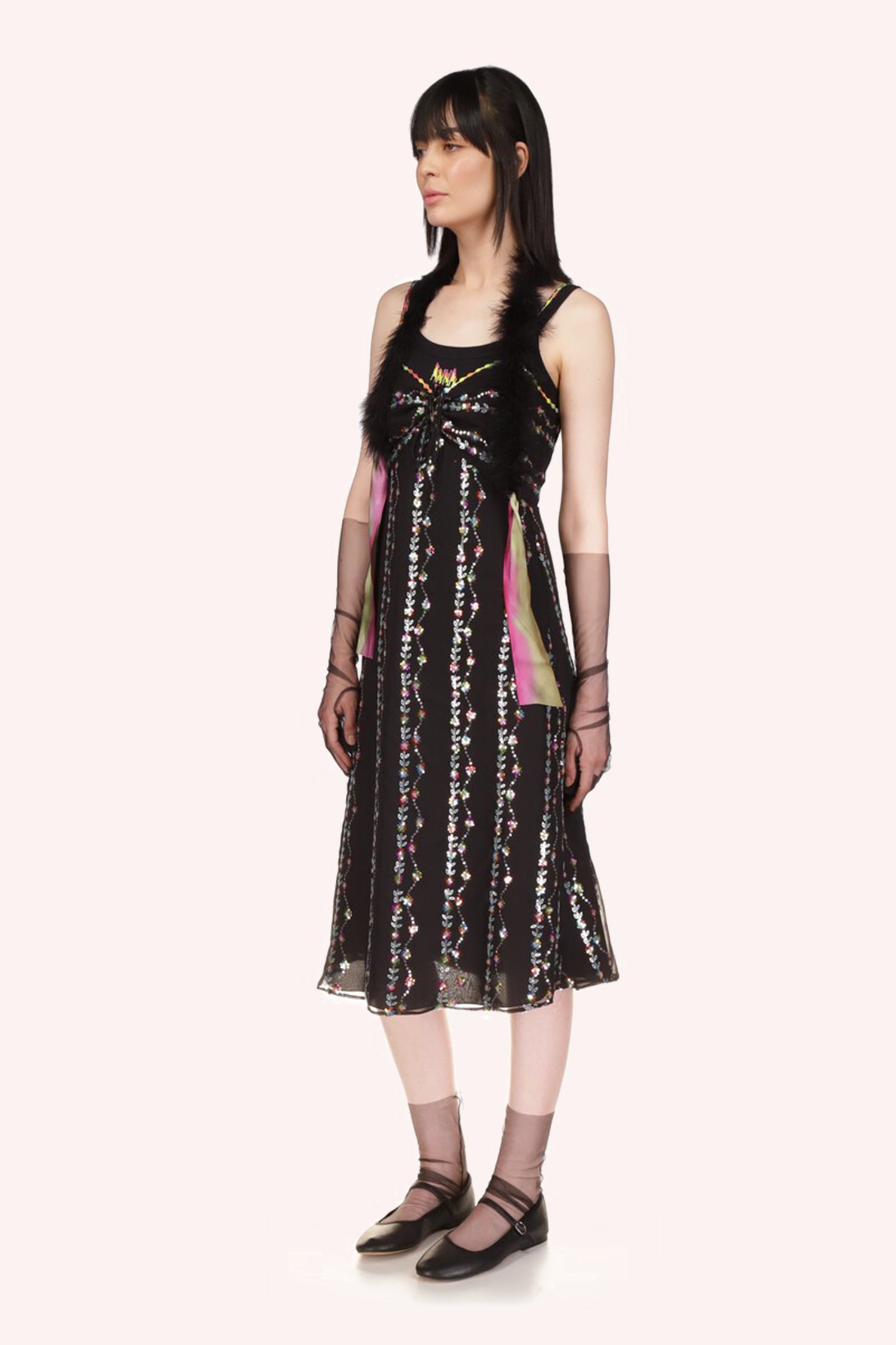 Anna Sui Floral Fantasy Dress