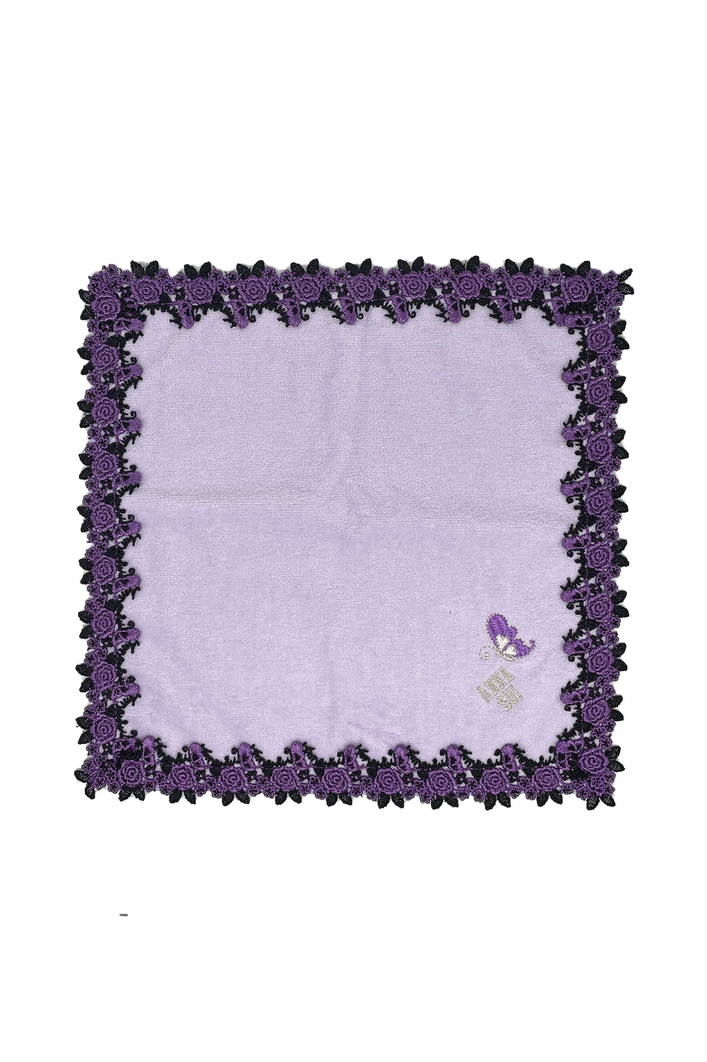 Anna Sui Rose Embroidery Washcloth