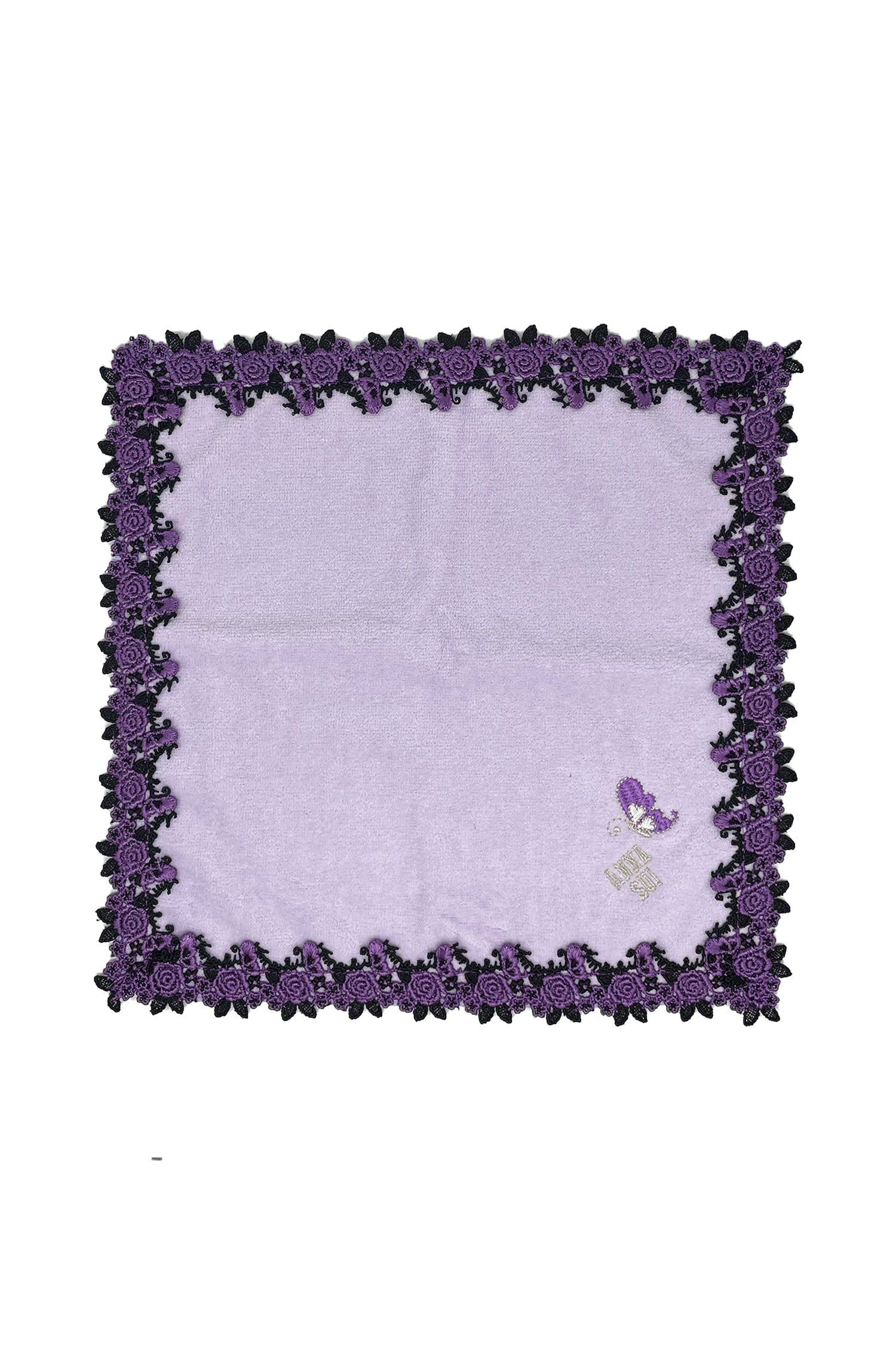 Anna Sui Rose Embroidery Washcloth