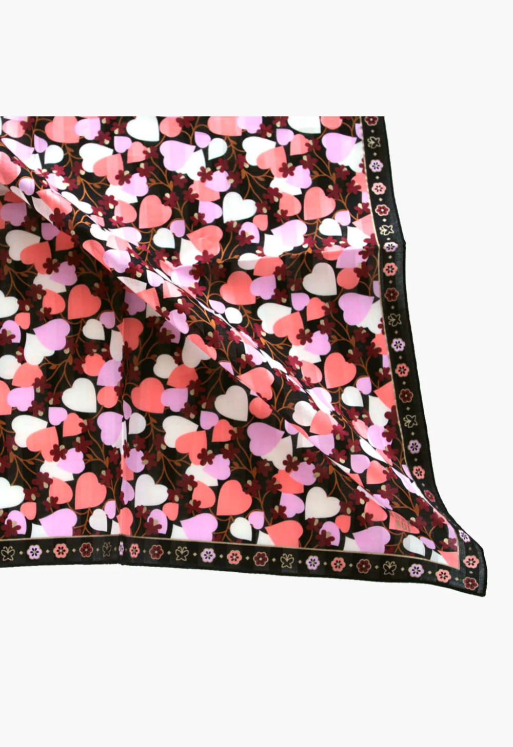 Anna Sui Blooming Hearts Handkerchief