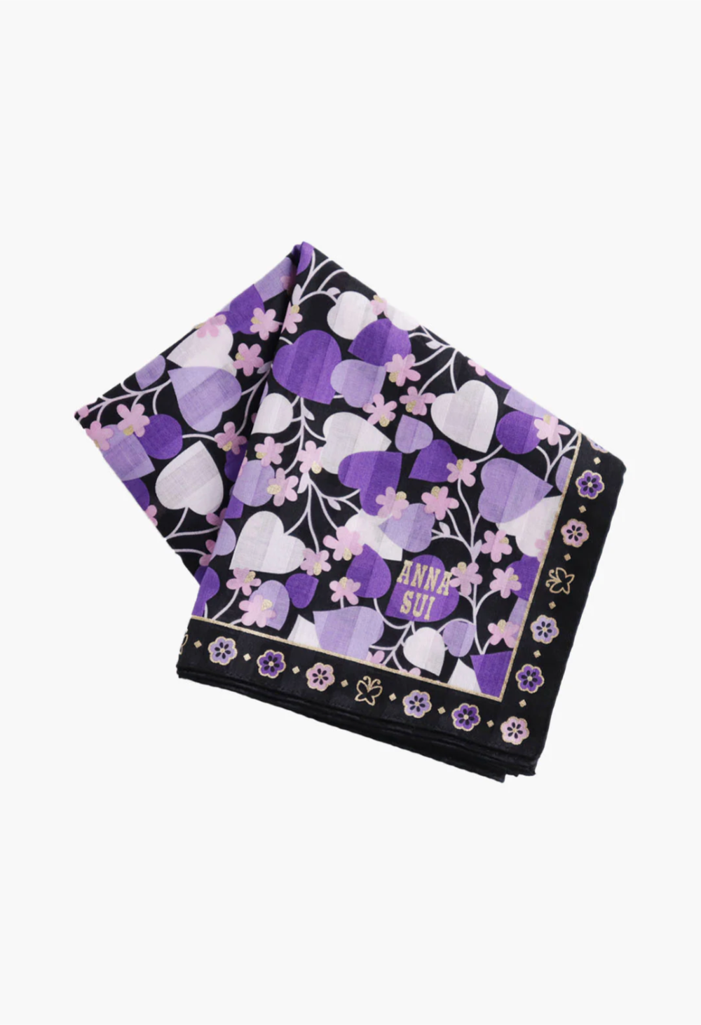 Anna Sui Blooming Hearts Handkerchief