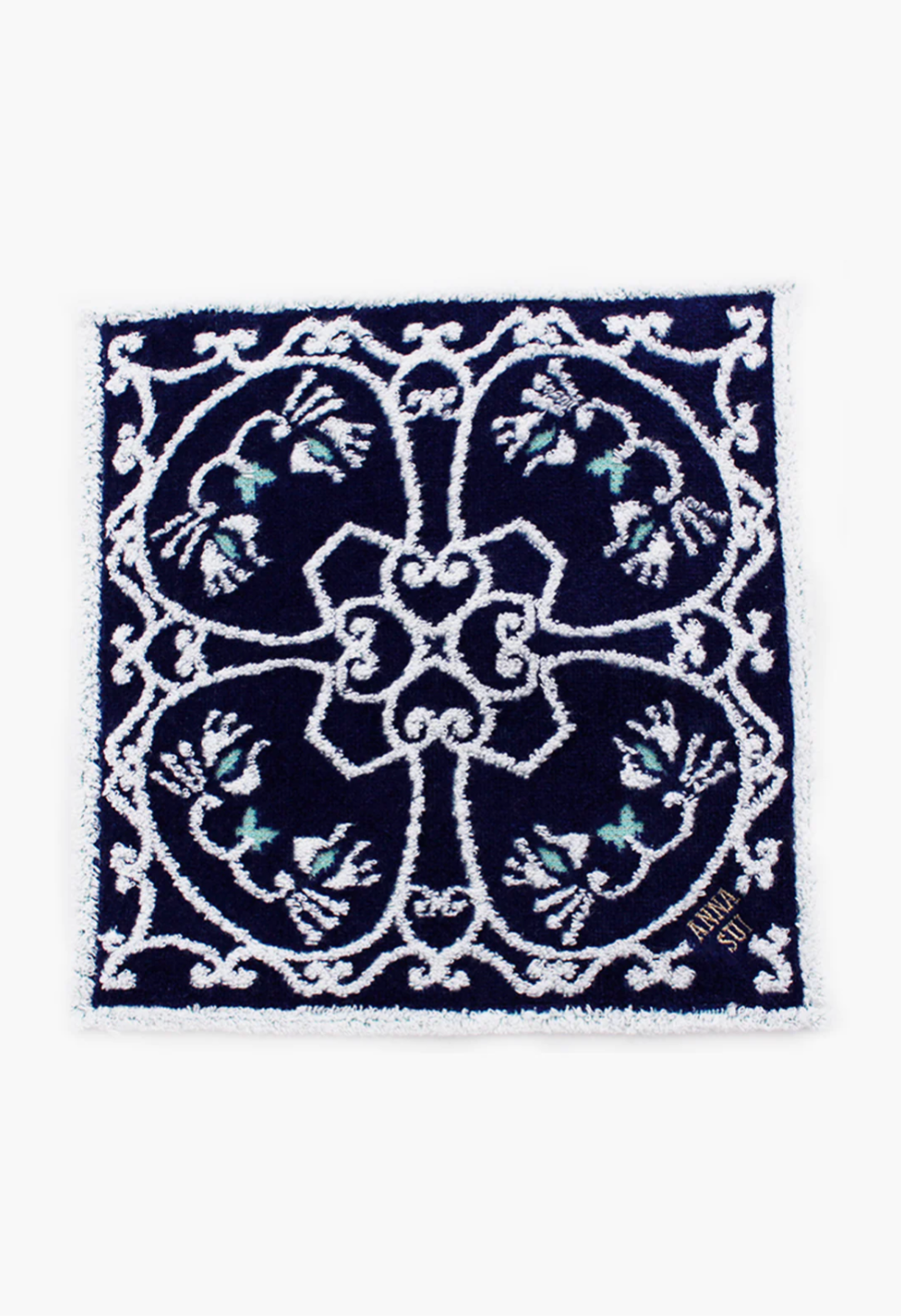 Anna Sui Cat Pattern Washcloth