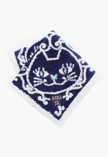 Anna Sui Cat Pattern Washcloth