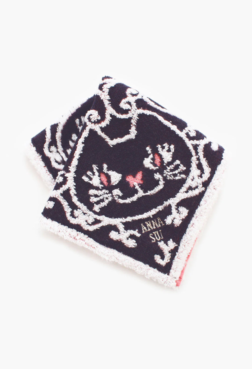 Anna Sui Cat Pattern Washcloth