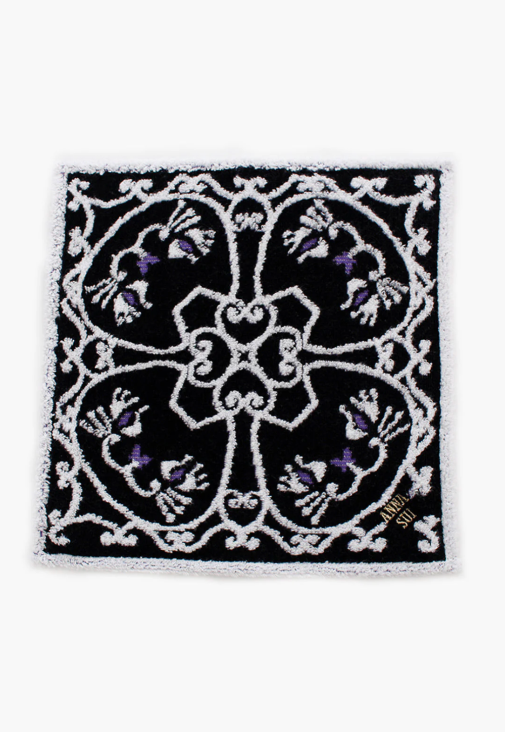 Anna Sui Cat Pattern Washcloth
