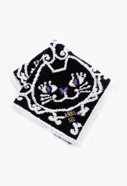 Anna Sui Cat Pattern Washcloth