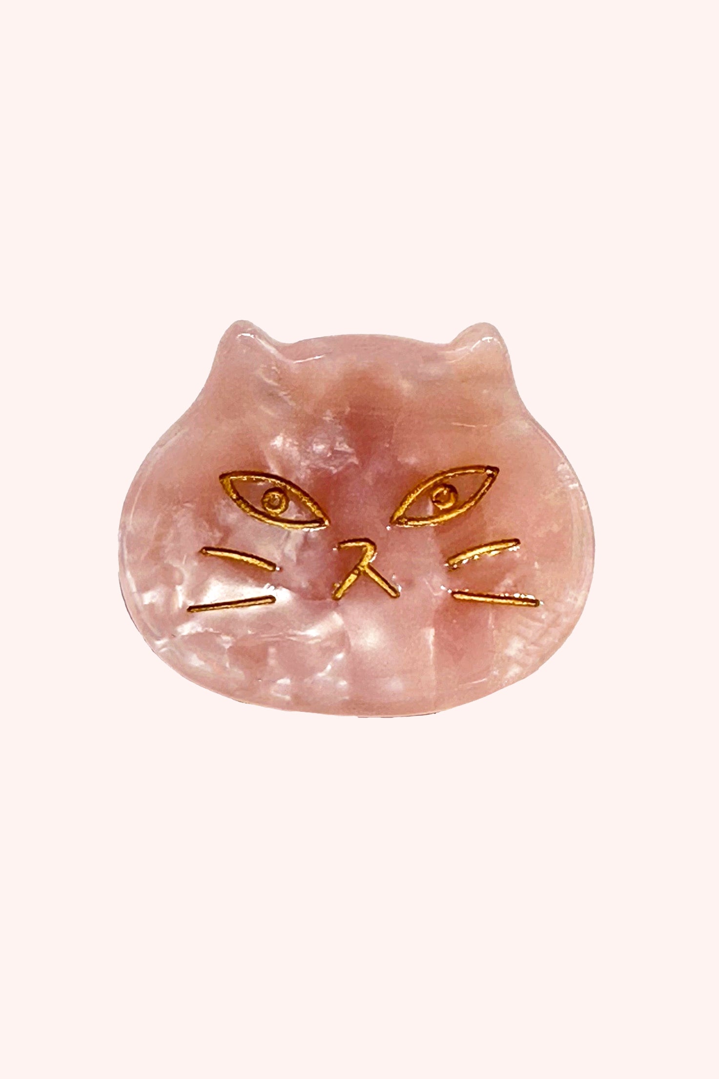 Anna Sui The Cat's Meow Jaw Clip Pair Pink