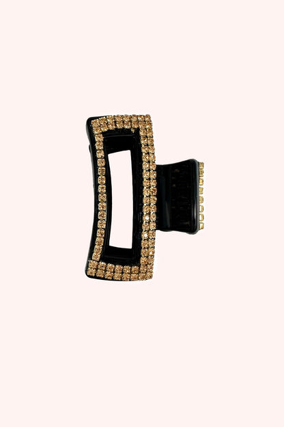 Anna Sui Mini Crystal Peek-a-Boo Clip Gold