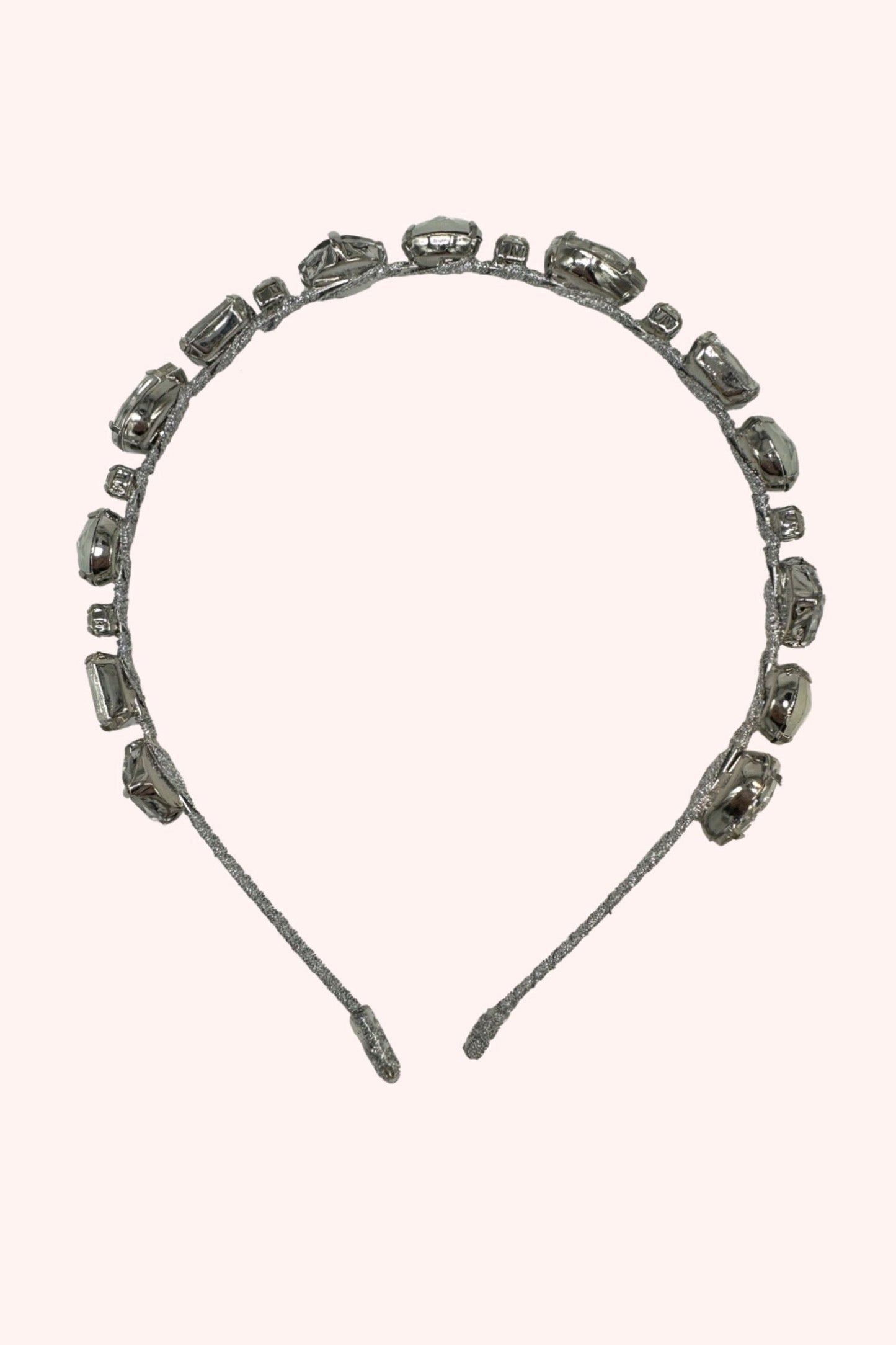 Anna Sui Enchanted Crystals Headband Silver