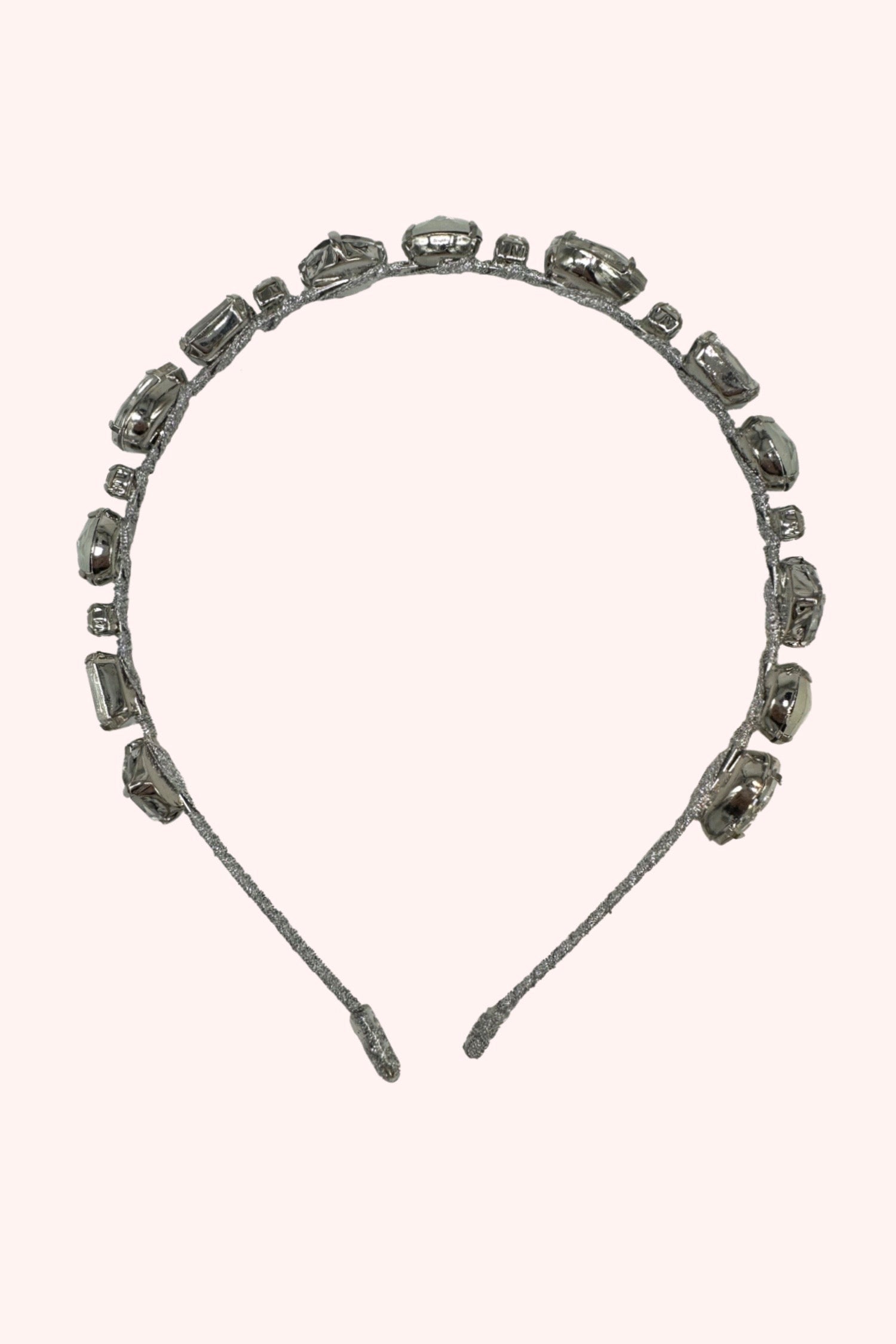 Anna Sui Enchanted Crystals Headband Silver