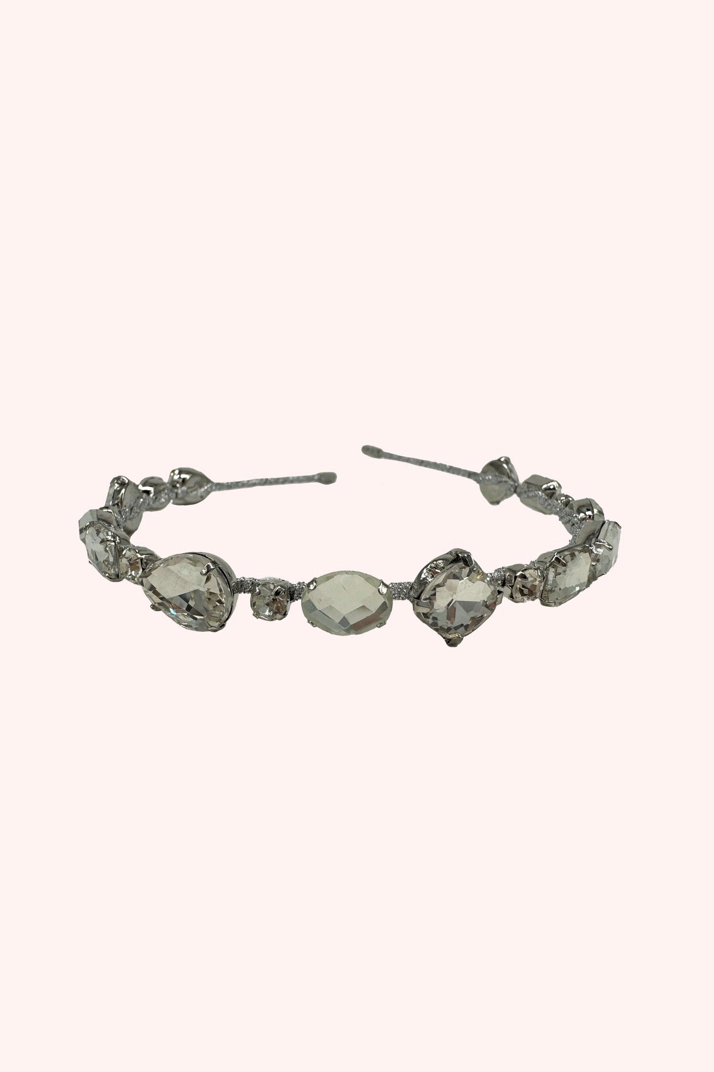 Anna Sui Enchanted Crystals Headband Silver