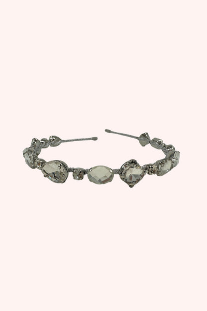 Anna Sui Enchanted Crystals Headband Silver