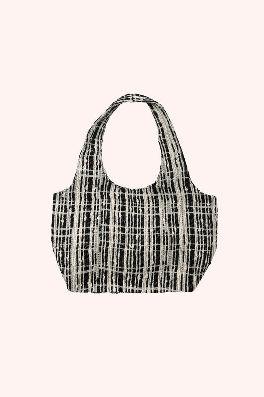 Anna Sui Windowpane Tweed Mini Bag