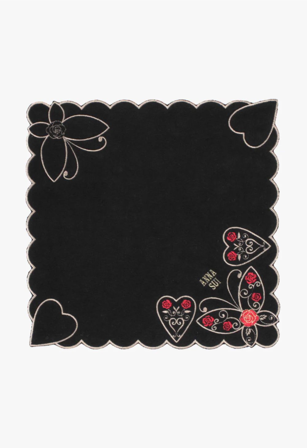 Anna Sui Butterfly Hearts Washcloth